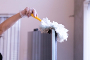 dammtorkning-hylla-person